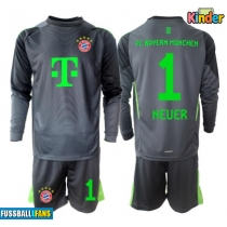 Bayern Munich Manuel Neuer #1 Torwart Auswärts Trikotsatz Kinder 2025-26 Langarm (+ Kurze Hosen)